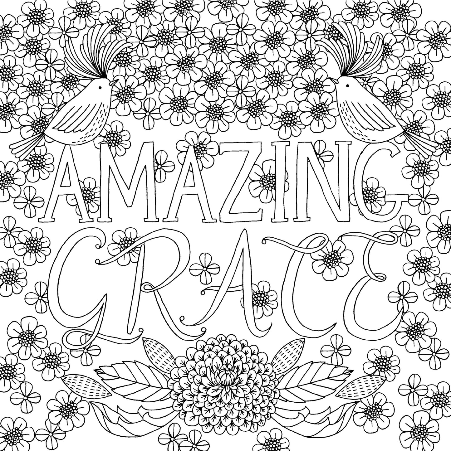 Color Me Blessed Inspirational Adult Coloring Book (31 stress-relieving designs) (Studio Series Artist's Coloring Book)