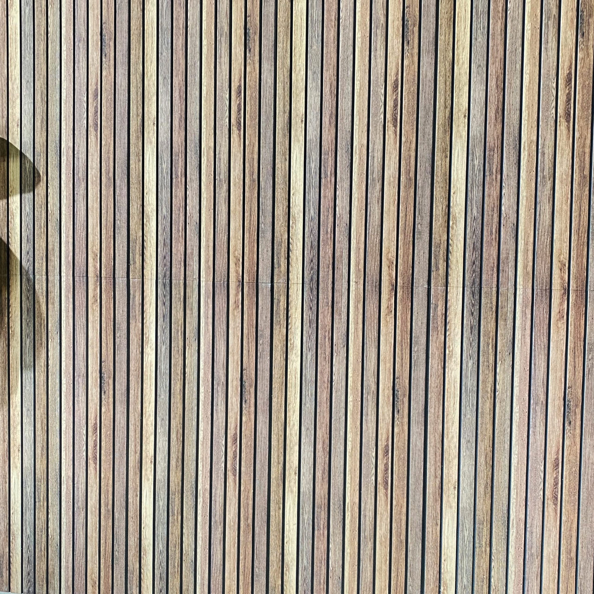 Dundee Deco 3D Wall Panels Wooden Effect - Cladding, Distressed Brown Wood Look Wall Paneling, Styrofoam Facing for Interior and Exterior Applications, DIY, Sample, Size 10 x 10 in. Dundee Deco
