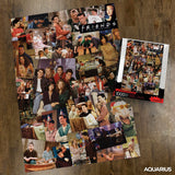 AQUARIUS Friends Collage Puzzle (1000 Piece Jigsaw Puzzle) - Officially Licensed Friends TV Show Merchandise & Collectibles - Glare Free - Precision Fit - 20 x 28 Inches AQUARIUS