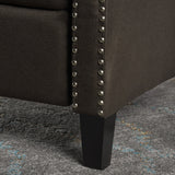 Christopher Knight Home Izidro Traditional Fabric Recliner, Coffee / Dark Brown Christopher Knight Home