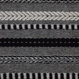 DII Farmhouse Braided Stripe Table Runner Collection, 15x72 (15x77, Fringe Included), Black DII