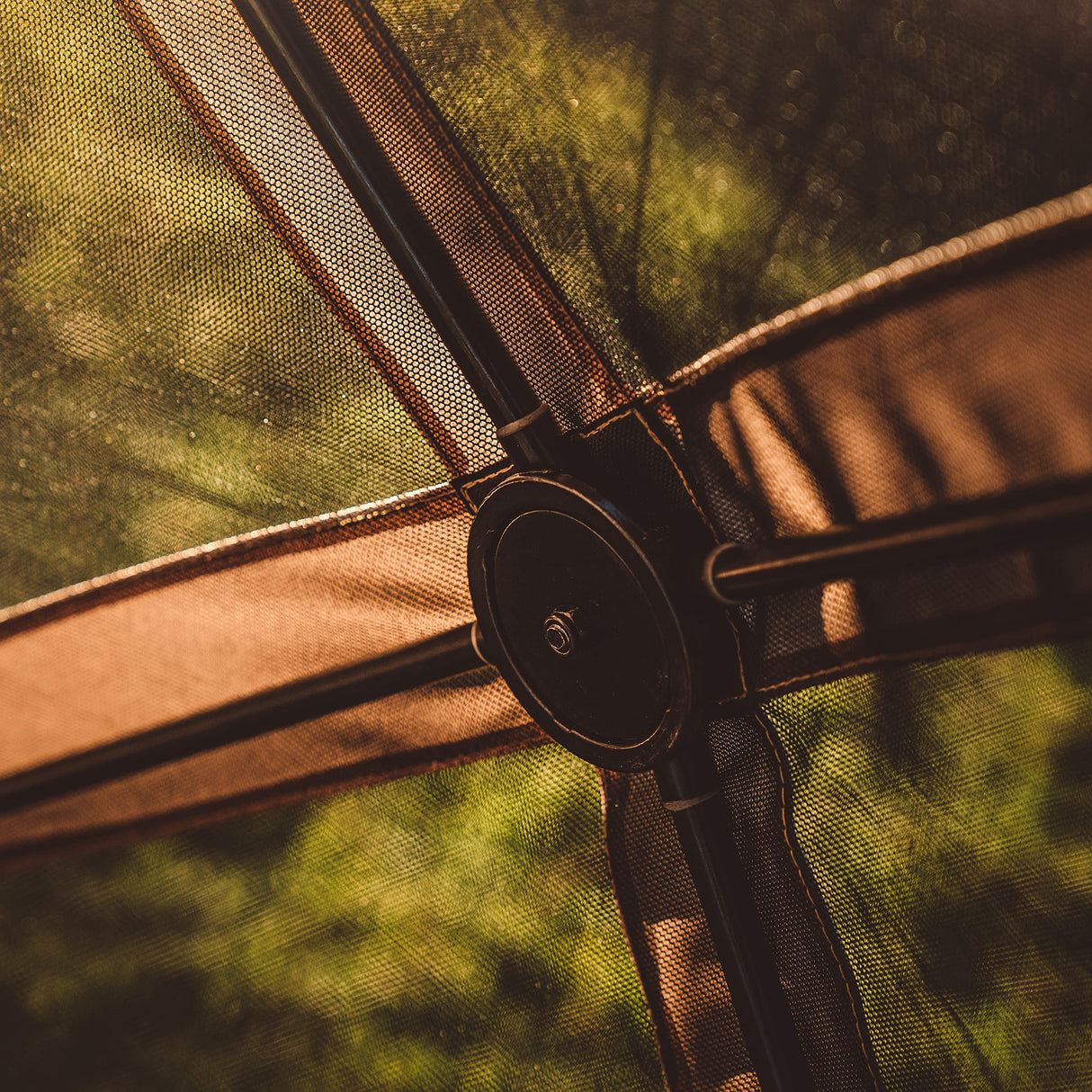 Gazelle Tents™, G5 5-Sided Portable Gazebo, Easy Pop-Up Hub Screen Tent, Waterproof, UV Resistant, 4-Person & Table, Desert Sand, 85" x 115" x 106", GG501DS Gazelle Tents