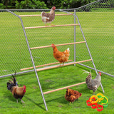 Large chicken perch for coop with swing,chicken toys for coop,chicken roosting bars for chickens in coop, Backyard Poultry toys,Easy to install and clean,Sturdy Coop Rack Bars,chicken coop accessories ANNDING