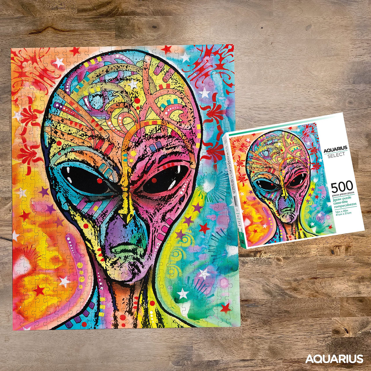 AQUARIUS - Dean Russo Alien 500 Piece Jigsaw Puzzle AQUARIUS