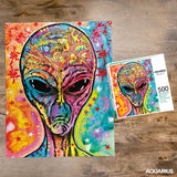 AQUARIUS - Dean Russo Alien 500 Piece Jigsaw Puzzle AQUARIUS