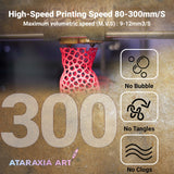 ATARAXIA ART Natural Wood PLA Filament 1.75mm, 1Kg/2.2lb Winded Spool, Wood 3D Printer Filament with Real Wood Fibers,with Filament Storage Bag,Dimensional Accuracy +/-0.03mm,Fit Most FDM 3D Printers ATARAXIA ART