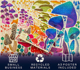 Elena Essex 1000 Piece Puzzle for Adults - Woodland Magic | Jigsaw Puzzles 1000 Pieces | Mushroom Toadstool Nature Wildlife Puzzle | 28x20inches Elena Essex