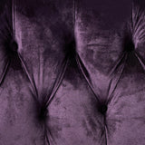 Christopher Knight Home GDFStudio Melaina Tufted Chesterfield Velvet Loveseat with Scrolled Arms, BlackBerry and Dark Brown GDFStudio