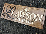 Personalized Lake House Sign Custom Wood Sign Carved Last Name Wooden Signs Home Décor 3D Cabin Rustic Lakehouse Personalized Wedding Gift Established Sign Family Name Sign 5 Year Anniversary Gift 3D Woodworker