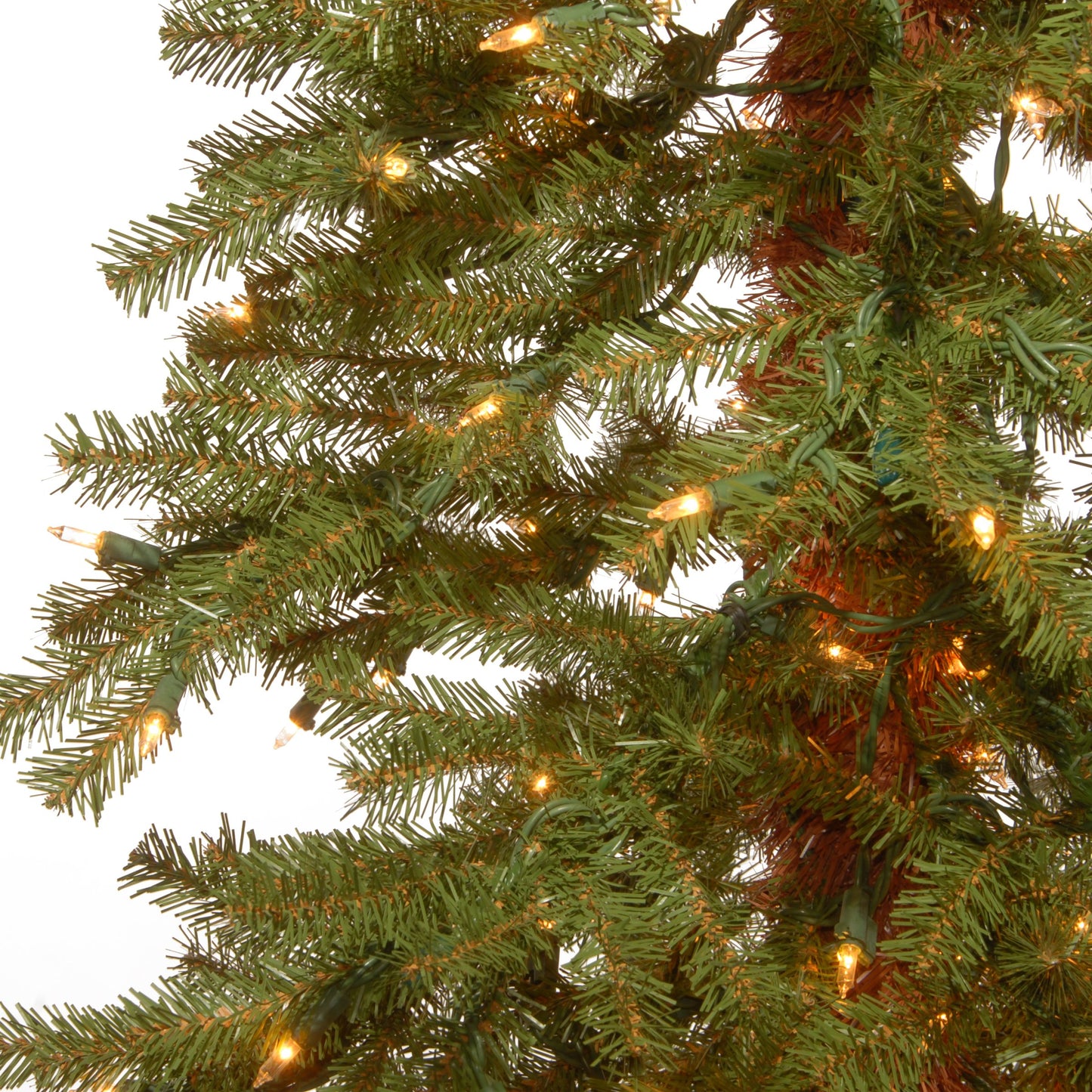 National Tree Company Pre-lit Artificial Christmas Tree | Includes Pre-strung White Lights | Hickory Cedar - 3 ft