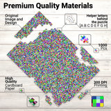 Jigsaw Puzzles 1000 Pieces Difficult Puzzles for Adults Get Your Challenging Jigsaw Puzzle for Adults 28x20 Inches (Pixel) TOOLILA