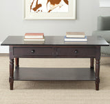 Safavieh American Homes Collection Boris Distressed Black Coffee Table Safavieh