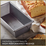 Calphalon 10-Piece Nonstick Bakeware Set, Includes Baking Sheet, Cookie Sheet, Cake Pans, Muffin Pan, and More, Dishwasher Safe, Silver Calphalon