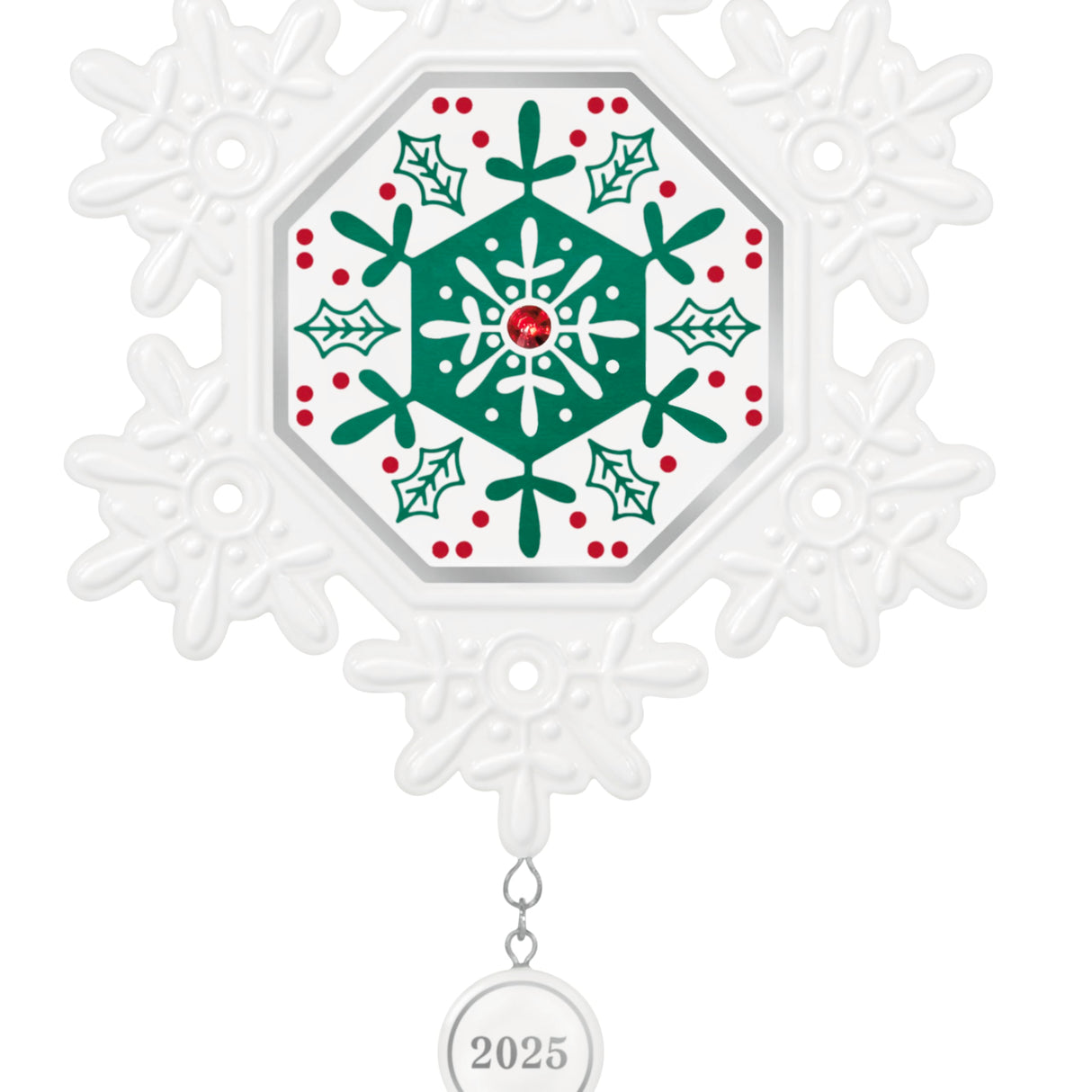 Hallmark Keepsake Christmas Ornament 2025, Snowflake 2025, Porcelain, Snowflake Gifts Hallmark Keepsake