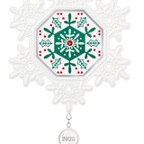 Hallmark Keepsake Christmas Ornament 2025, Snowflake 2025, Porcelain, Snowflake Gifts Hallmark Keepsake