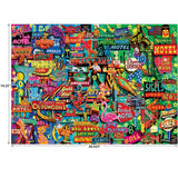 RoseArt - Kodak Premium - Neon Signs - 1000 Piece Jigsaw Puzzle for Adults Cra-Z-Art