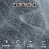 Trygoal 81 Inch Pull Out Sleeper Sofa, Sectional Couches for Living Room, 5-Seater Pull Out Couch with Storage, Convertible Sofa Bed for Small Space, Guest Room, Apartment, Gray Trygoal