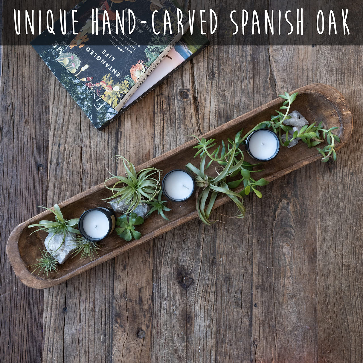 Decorative Wooden Dough Bowl Decor Approx 30 Inch, Hand Carved Rustic Wood Long Dough Bowl, Large Carved Dough Bowl, Long Wooden Bowl, Bread Shaped Bowl Wooden Large Dough Bowl Centerpiece Made in USA MAINEVENT