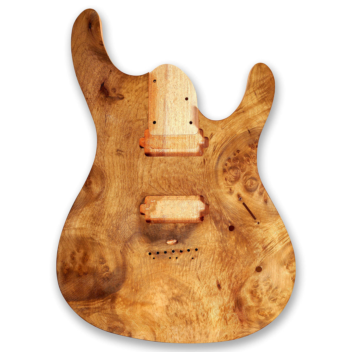 BexGears DIY 7 String Electric Guitar Kits Burl poplar veener top okoume Body maple neck & composite ebony fingerboard You Build The Guitar BexGears