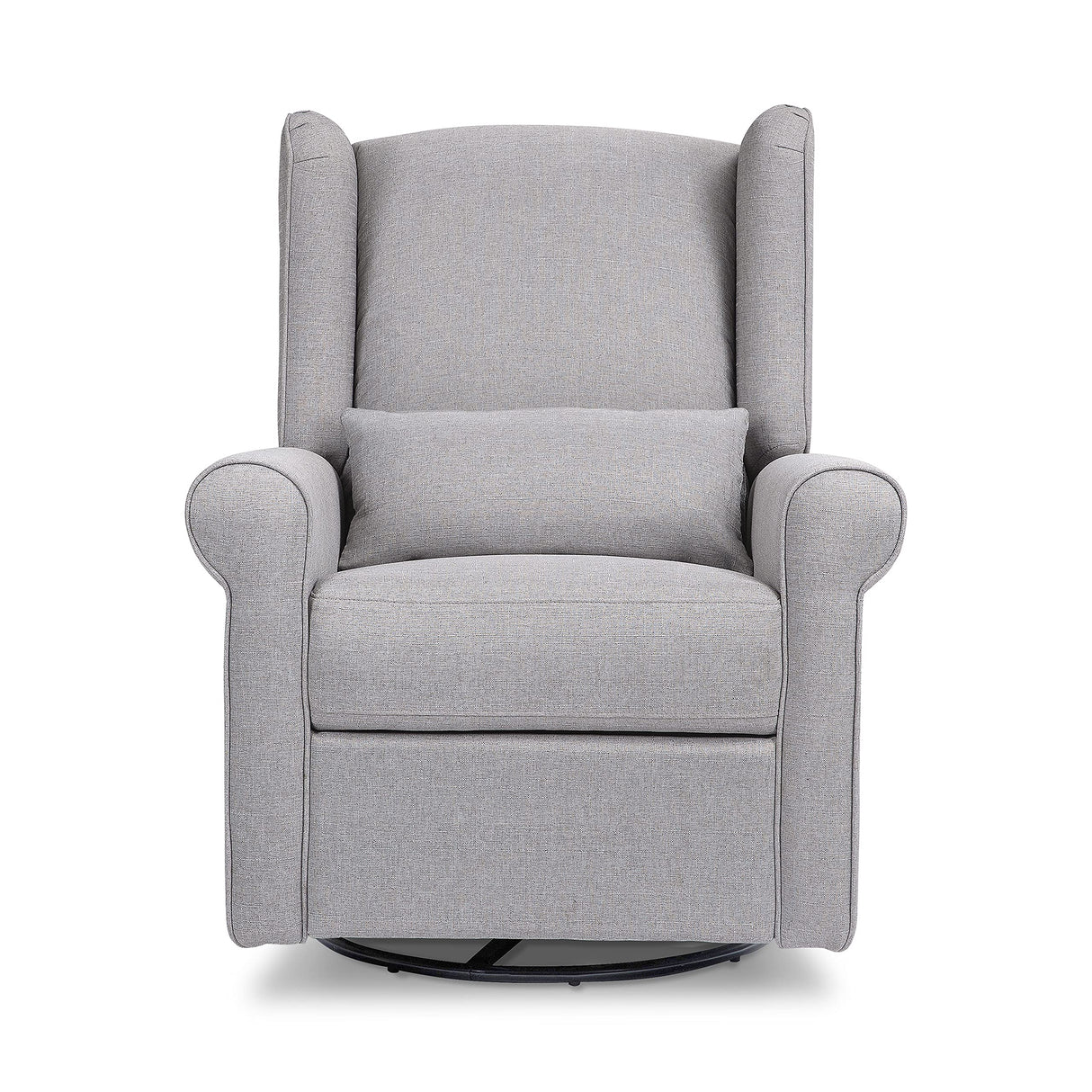 DaVinci Hayden Recliner and Swivel Glider in Misty Grey, Greenguard Gold & CertiPUR-US Certified DaVinci