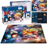 Milky Way Puzzle Galaxy Puzzles – 1000 Piece Adult Puzzle for Adults/Puzzle Space/Solar System/Jigsaw Puzzle Stunning/Puzzles for Adults 1000 Pieces and Up/ 20" x 27"/ 3 Fun Bonus Items by LetsPuzl LetsPuzl