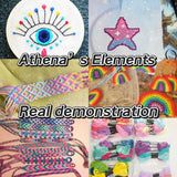 Athena's Elements Embroidery Floss - 276pcs Embroidery Thread and Accessories - Colors are Labeled with Std Codes - Perfect Thread for Cross Stitch, Hand Embroidery Athena's Elements