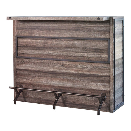 Coaster Home Furnishings Joe 5-Shelf Bar Unit Aged Oak Coaster Home Furnishings