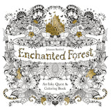 Enchanted Forest: An Inky Quest and Coloring book (Activity Books, Mindfulness and Meditation, Illustrated Floral Prints) Laurence King Publishing