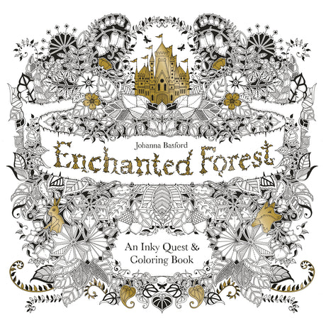 Enchanted Forest: An Inky Quest and Coloring book (Activity Books, Mindfulness and Meditation, Illustrated Floral Prints) Laurence King Publishing