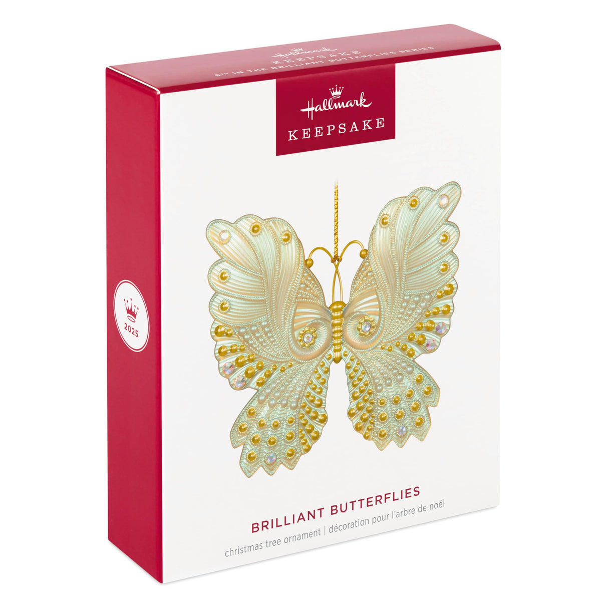 Hallmark Keepsake Christmas Ornament 2025, Brilliant Butterflies, Gifts for Nature Lovers Hallmark Keepsake