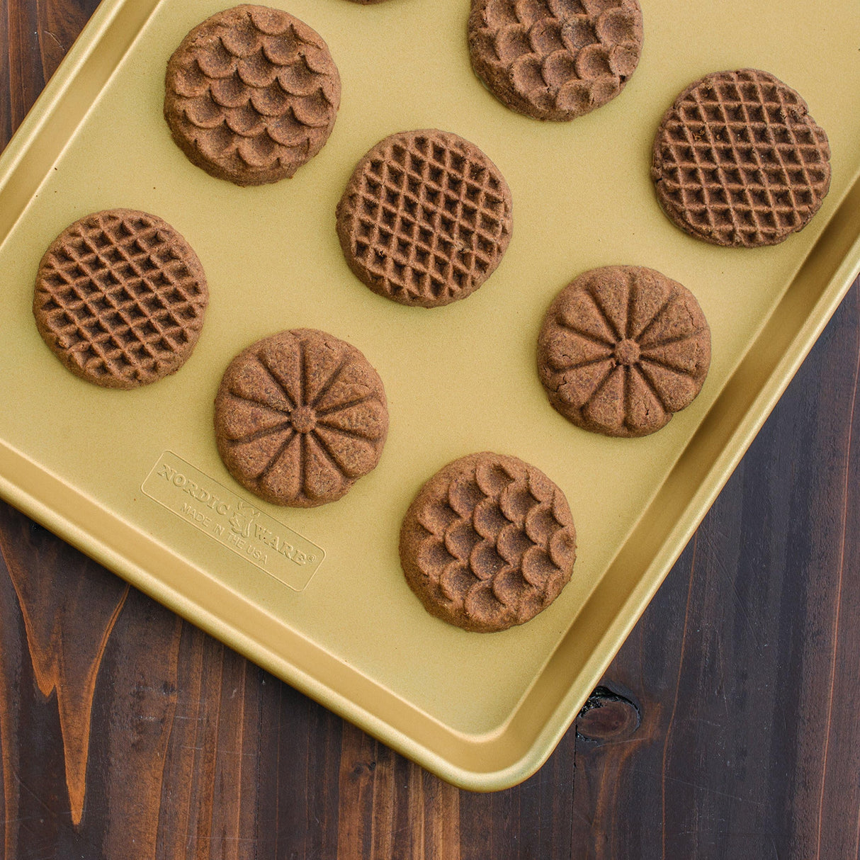 Nordic Ware Naturals Aluminum NonStick Baker's Half Sheet, 2-pack Nordic Ware