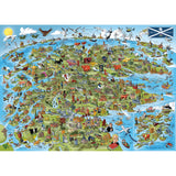 This is Scotland 1000 Piece Jigsaw Puzzle | Map Jigsaw Puzzle | Sustainable Puzzle for Adults | Premium 100% Recycled Board | Great Gift for Adults | Gibsons Games Gibsons