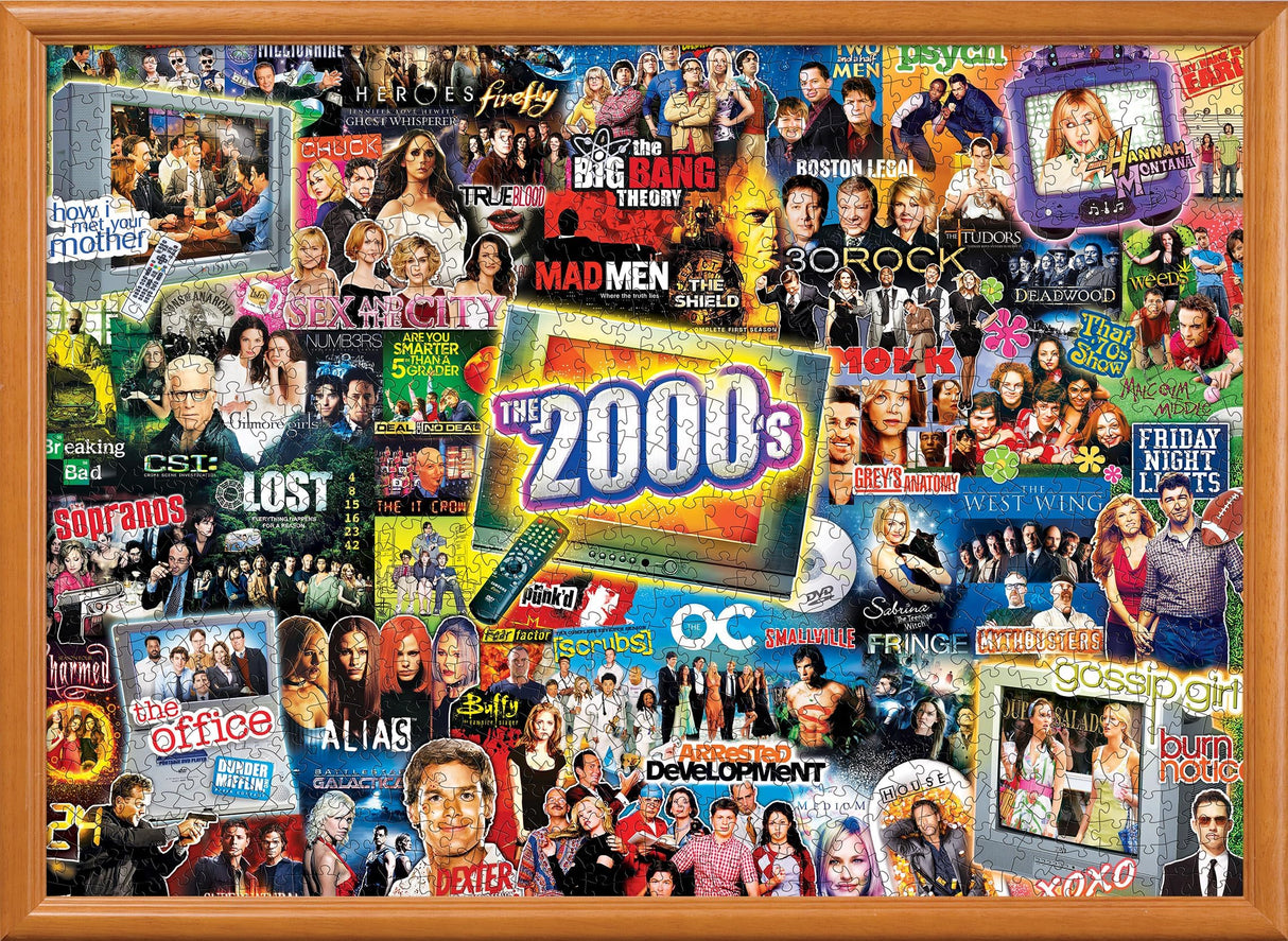 MasterPieces 1000 Piece Jigsaw Puzzle for Adults and Family - 2000's Television Shows - 19.25"x26.75" Masterpieces