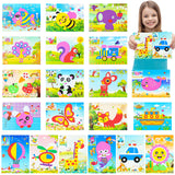 MALLMALL6 20Pcs Mosaic Sticker Art Kits for Kids Toddler Unisex MALLMALL6