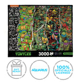 AQUARIUS TMNT Timeline 3000pc Puzzle (3000 Piece Jigsaw Puzzle) - Glare Free - Precision Fit - Officially Licensed Teenage Mutant Ninja Turtles Merchandise & Collectibles - 42x35 Inches AQUARIUS