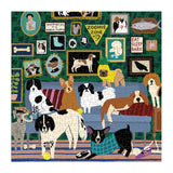 Galison Lounge Dogs – 500 Piece Puzzle Fun and Challenging Activity with Bright and Bold Artwork of Dogs Lounging Around for Adults and Families Galison