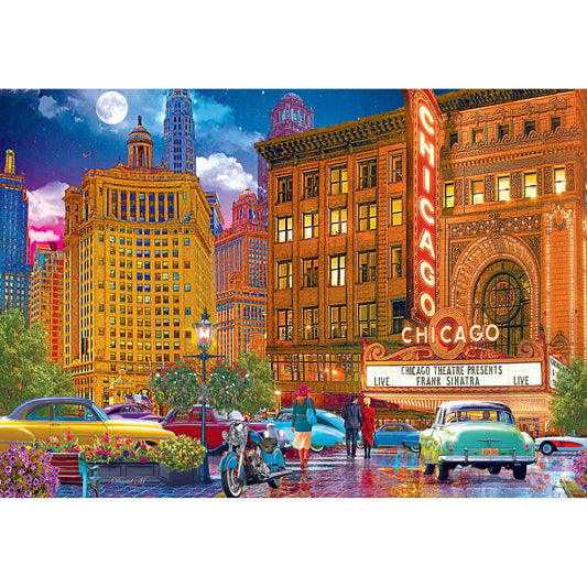 RoseArt - Kodak Premium - Chicago - 1500 Piece Jigsaw Puzzle for Adults