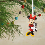 Hallmark Disney Minnie Mouse Holding Kitten Christmas Ornament Hallmark