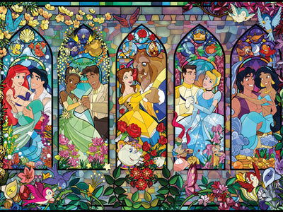 Ceaco - Disney - Princess Castle Royal Windows - 1500 Piece Jigsaw Puzzle