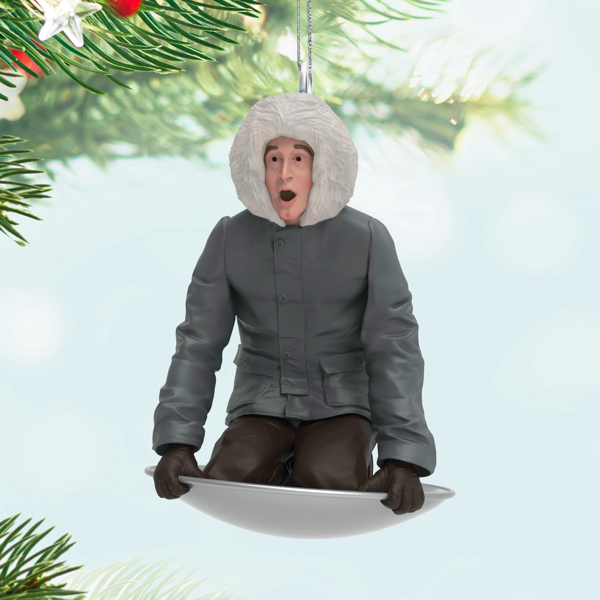 Hallmark Keepsake 1.25" Mini Christmas Ornament 2025, National Lampoon's Christmas Vacation Sledding Clark, Christmas Movie Gifts Hallmark Keepsake