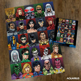 AQUARIUS DC Comics Puzzle Cast Faces (1000 Piece Jigsaw Puzzle) - Officially Licensed DC Comics Merchandise & Collectibles - Glare Free - Precision Fit - 20 x 28 Inches AQUARIUS