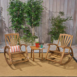 Christopher Knight Home Clark Rocker Recliners, Teak Christopher Knight Home
