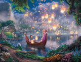 Ceaco - 4 in 1 Multipack - Thomas Kinkade - Disney Dreams Collection - Tangled, Mickey and Minnie Mouse, Dumbo, & The Little Mermaid - (4) 500 Piece Jigsaw Puzzles , Blue Ceaco