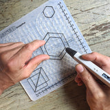 MYNT3D 3D Pen Mat Kit, DesignPad + FreePad,Black MYNT3D