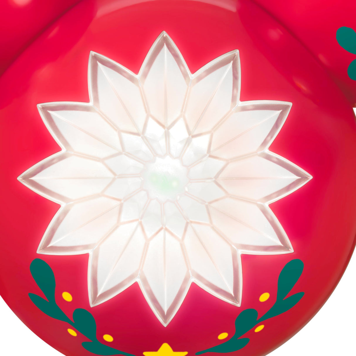 Hallmark Keepsake 3.7" Mini Christmas Tree Topper, Disney Mickey Mouse ShowToppers Musical With Light, Gifts for Disney Fans Hallmark Keepsake