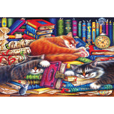 RoseArt - Kodak Premium - The Old Book Shop Cats - 1500 Piece Jigsaw Puzzle for Adults RoseArt