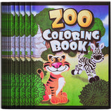 18Pcs Zoo Animal Coloring Books Bulk for Kids - 9"x11" Animal Party Favors with Jungle Safari Animals and Activity Sheets for Goodie Bags, Classrooms and Themed Birthday Supplies (Pack of 18) Bedwina