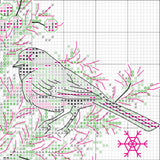 Dimensions 70-09624 Christmas Tree Holiday Counted Cross Stitch Kit, 8" x 10", 16 Cnt. White Aida, 4 Pieces Dimensions
