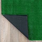 Rugshop Artificial Turf Solid Grass for Backyard, Garden, Patio, Balcony, Garage, Deck Indoor Outdoor Area Rug 5' x 7' Green Rugshop