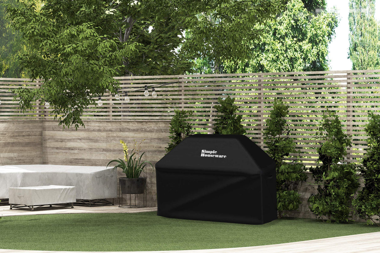Simple Houseware 72 in. Waterproof Heavy Duty Gas BBQ Grill Cover, Weather-Resistant Polyester Simple Houseware